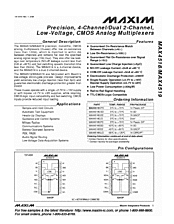 DataSheet MAX4518 pdf